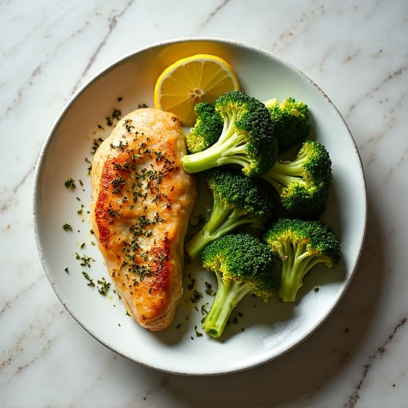 Sheet Pan Lemon Herb Chicken with Crispy Roasted Broccoli