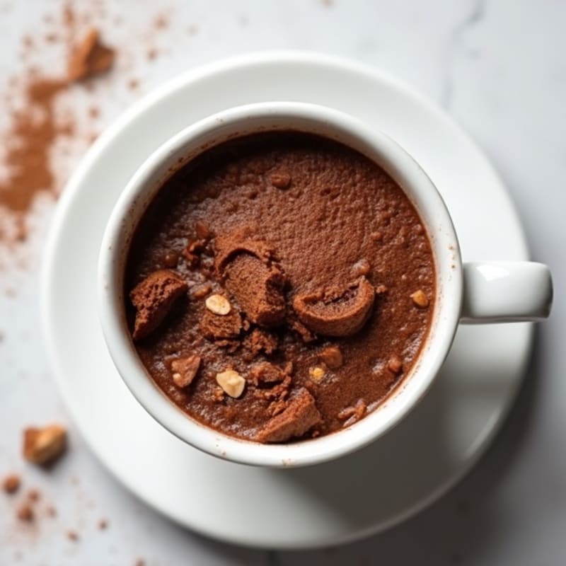Healthy Chocolate Protein Mug Cake