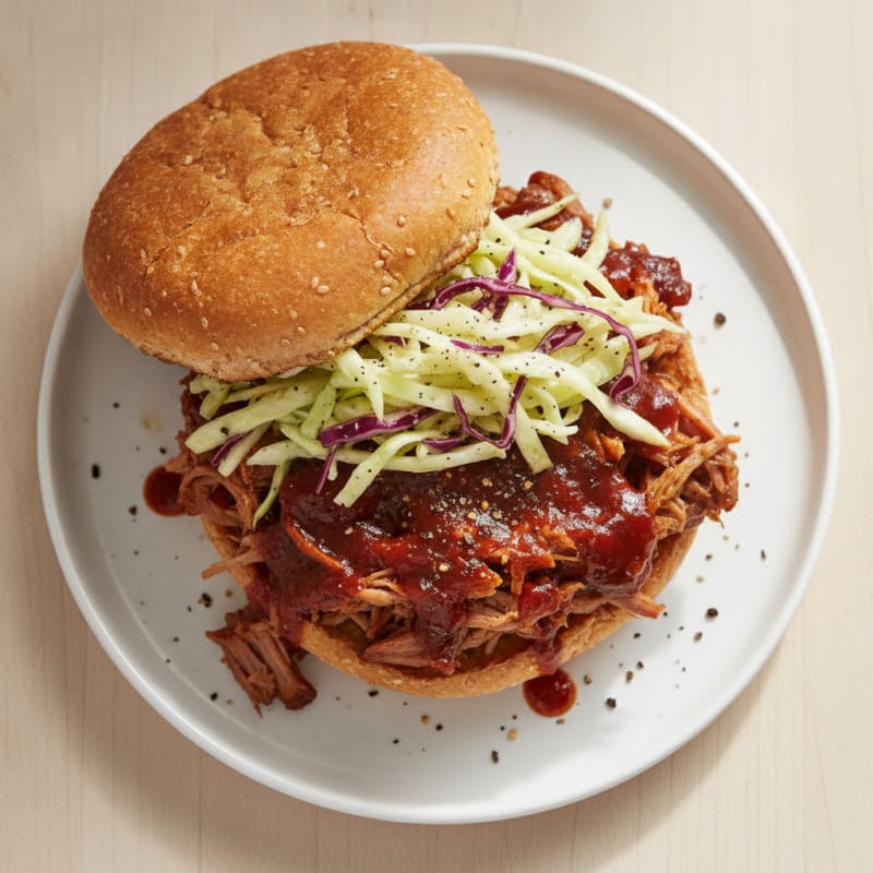 Smoky Pulled Pork Sandwich
