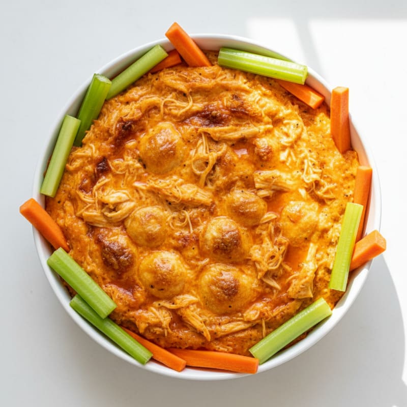 Clean Buffalo Chicken Dip