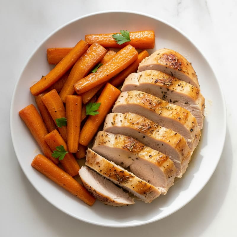 Herb-Roasted Turkey with Root Vegetables