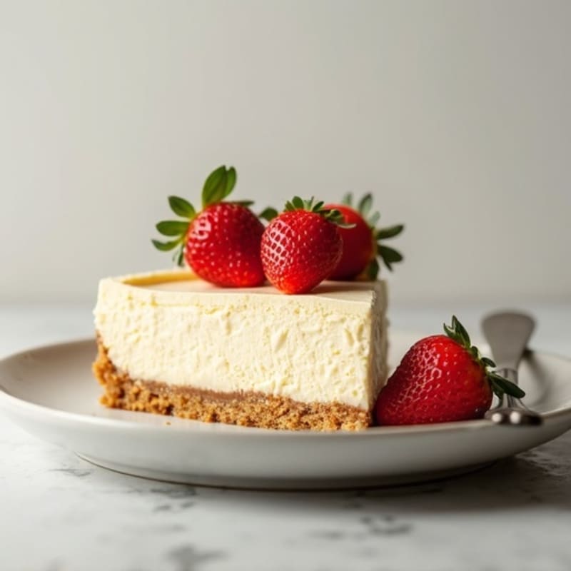 Creamy Greek Yogurt Protein Cheesecake