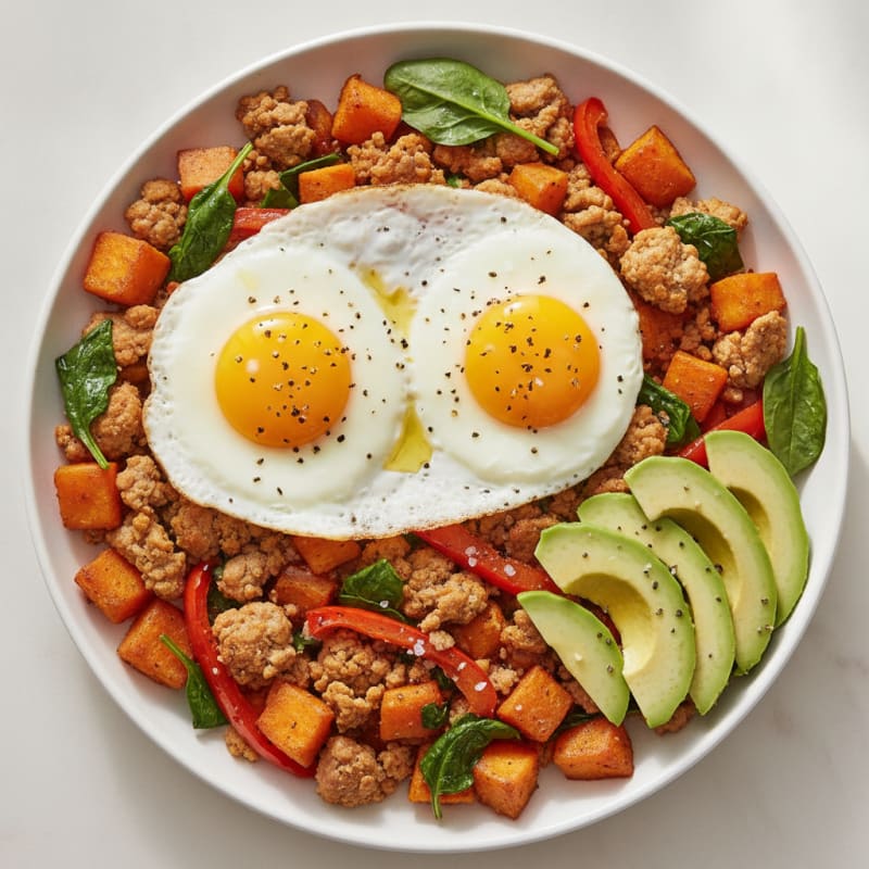 Hearty Grand Slam Breakfast Skillet