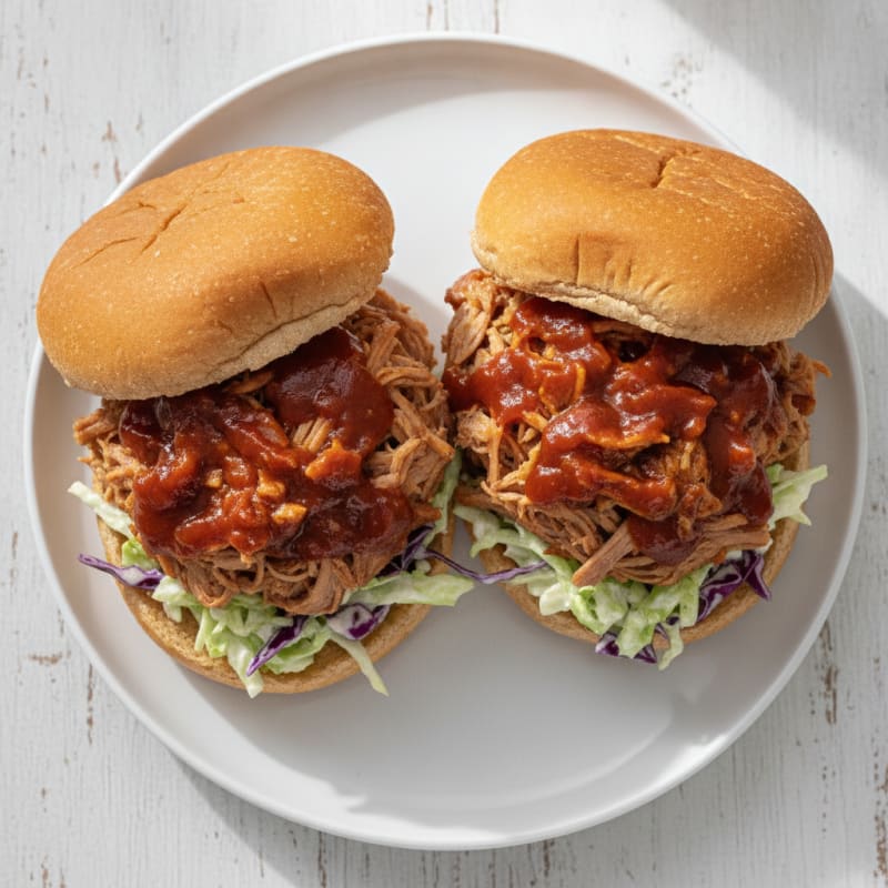 BBQ Pulled Pork Sandwiches