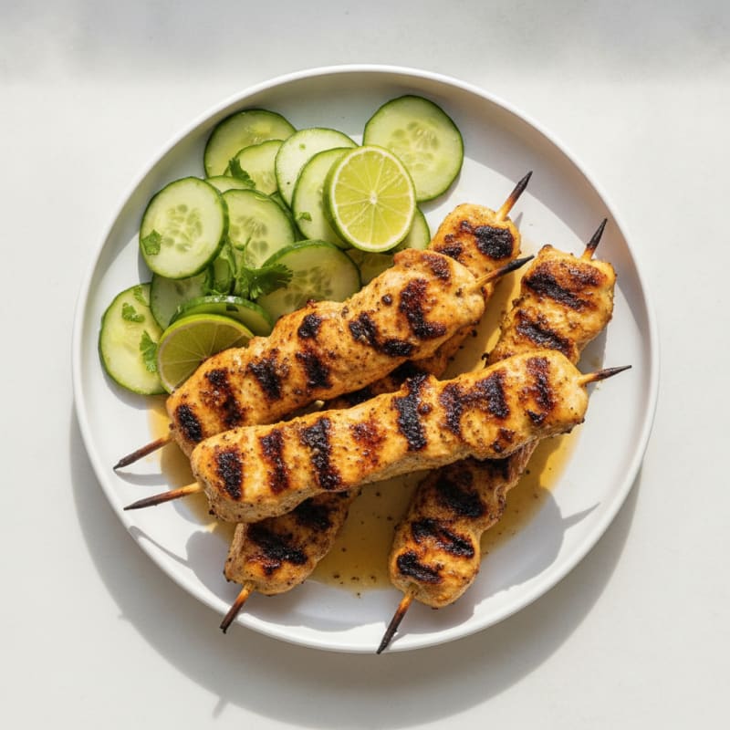 Lao Lemongrass Chicken Skewers