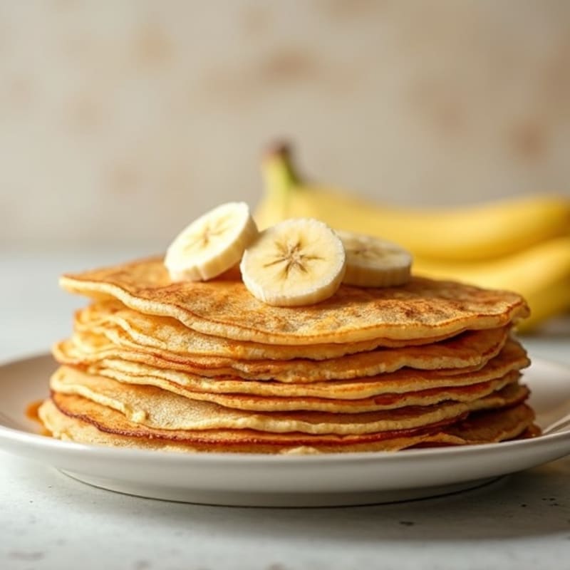 Protein-Packed Almond Butter Banana Crepes