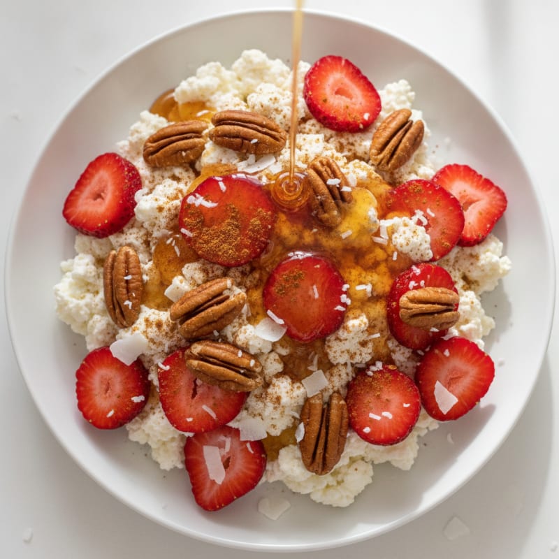 Sweet Berries with Cottage Cheese