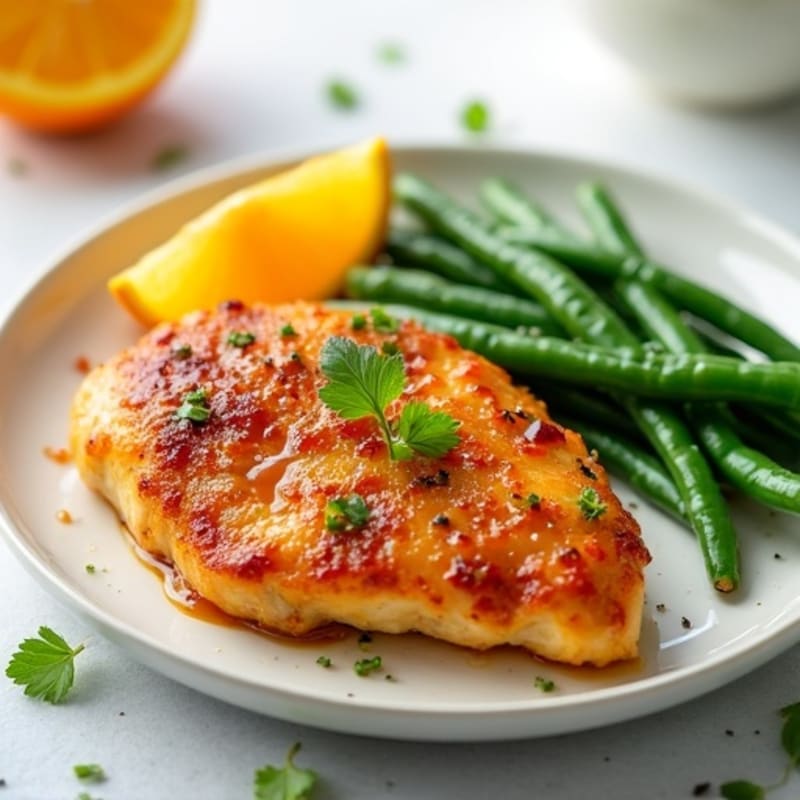 Crispy Citrus-Glazed Chicken with Fresh Ginger