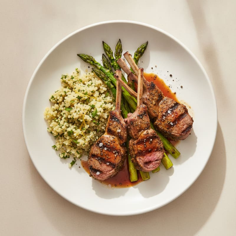 Grilled Herb Lamb Chops