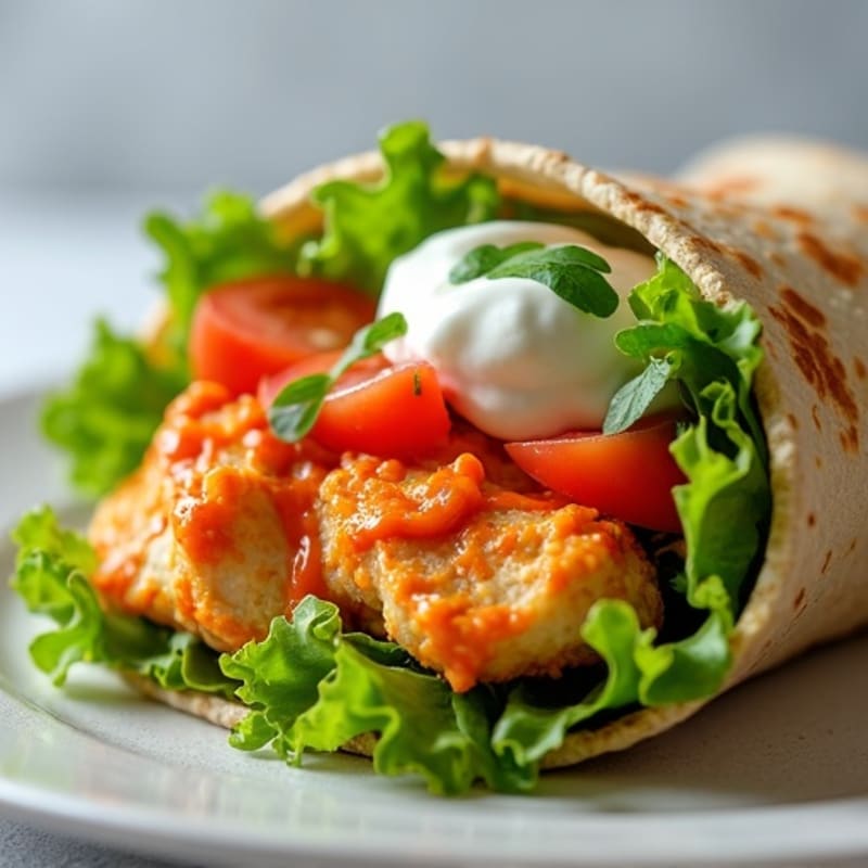 Crispy Buffalo Chicken Wrap