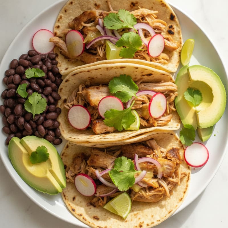 Slow-Cooked Pork Carnitas Tacos