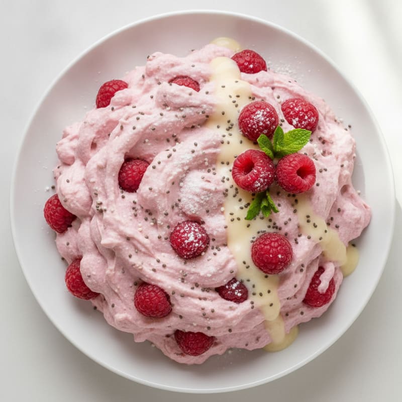 Silky Greek Yogurt Protein Mousse with Berries
