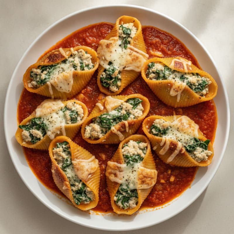 Spinach & Ricotta Stuffed Shells