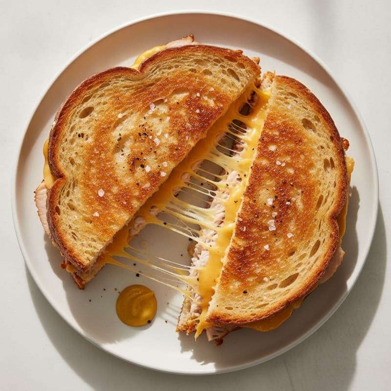 Classic Grilled Cheddar on Sourdough
