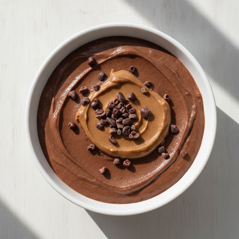 Silky Chocolate Protein Pudding with Greek Yogurt