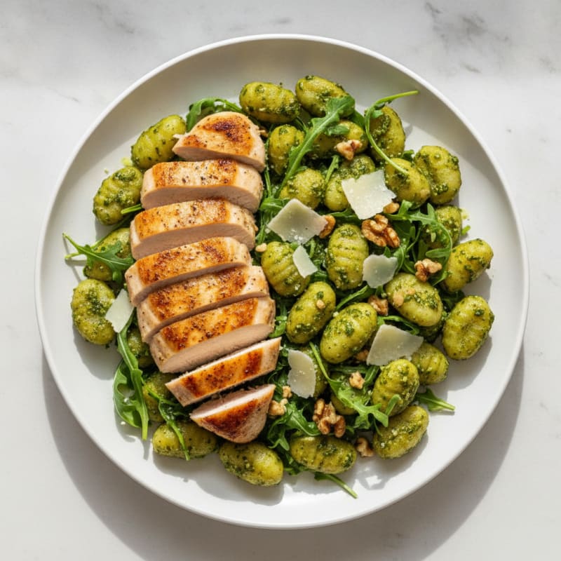 Gnocchi with Arugula Pesto