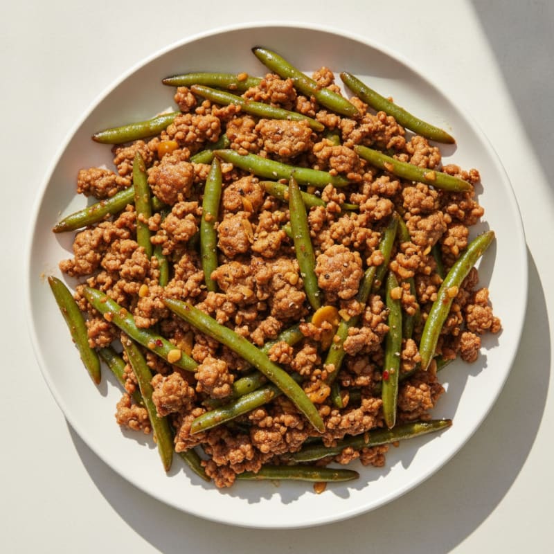 Garlic Beef and Green Bean Stir-Fry