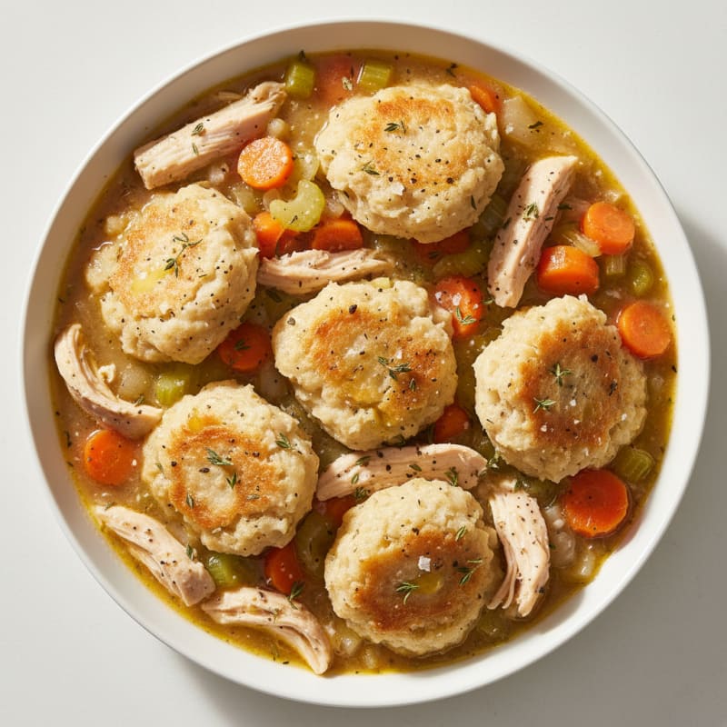Homestyle Chicken and Herb Dumplings