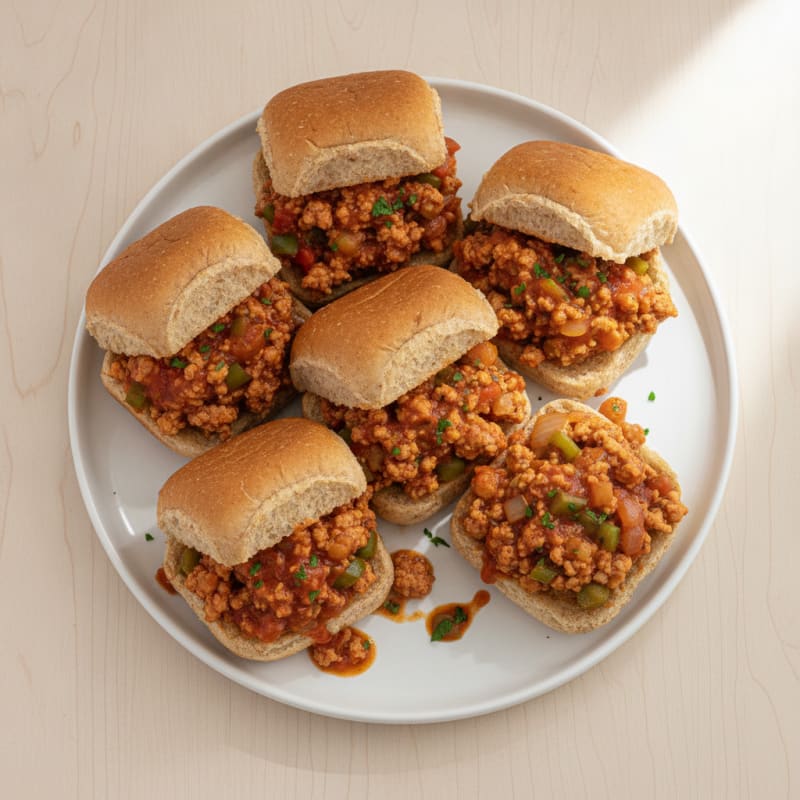 Sweet and Tangy Sloppy Joe Sliders