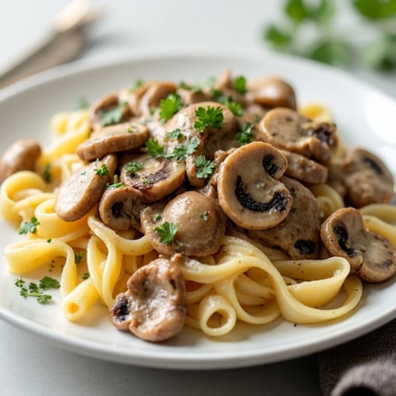 Lean Beef Creamy Mushroom Stroganoff