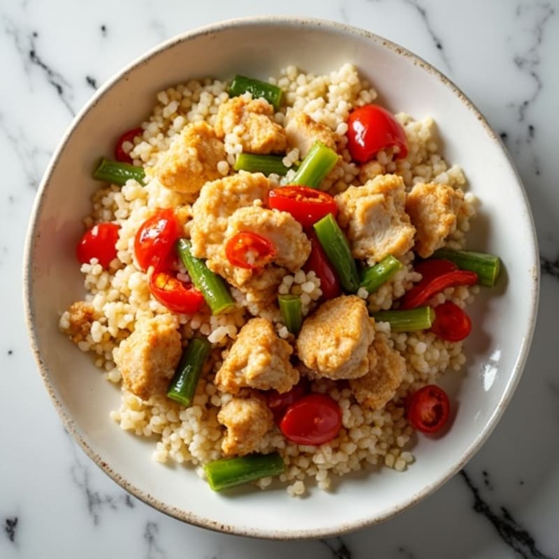 Cauliflower Rice Chicken Stir-Fry