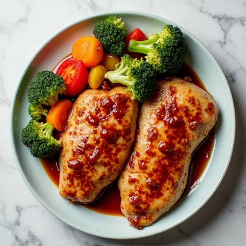 Sheet Pan Teriyaki Chicken and Roasted Vegetables