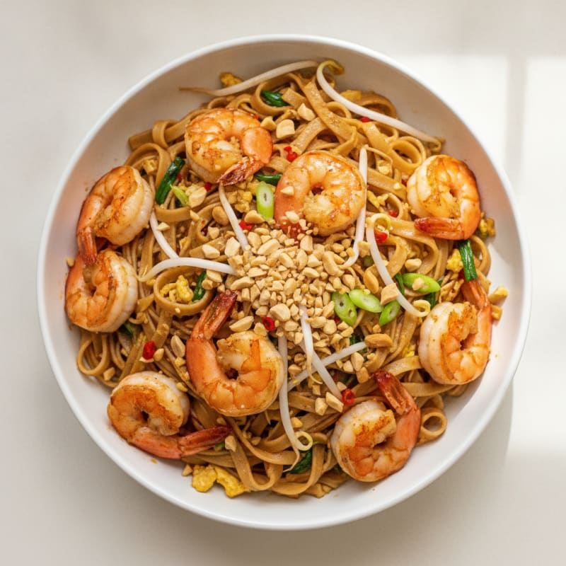 Shrimp Pad Thai Noodles