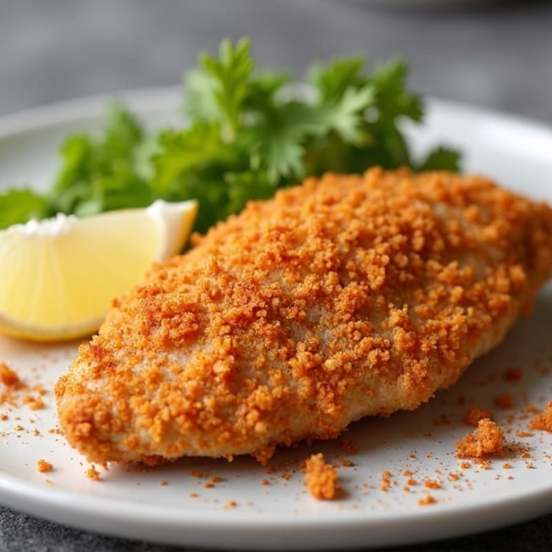Oven-Baked Crispy Almond-Crusted Chicken