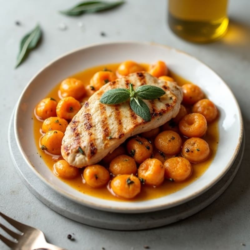 Herb-Roasted Sweet Potato Gnocchi with Sage Brown Butter