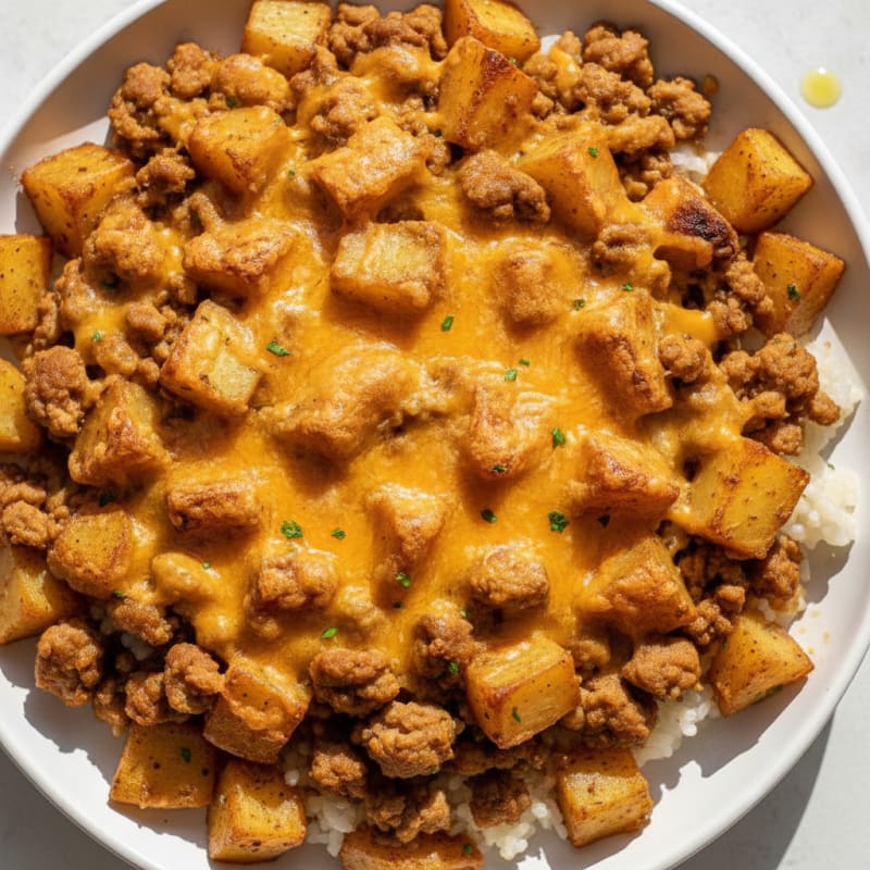 Savory Ground Turkey and Potato Casserole