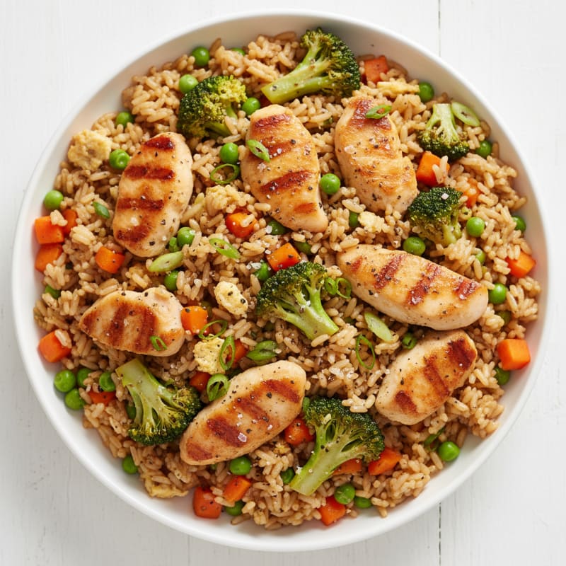 Savory Chicken and Vegetable Fried Rice