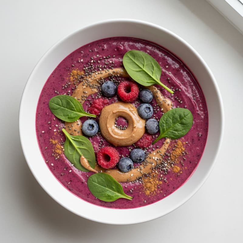 Creamy Berry Protein Recovery Smoothie