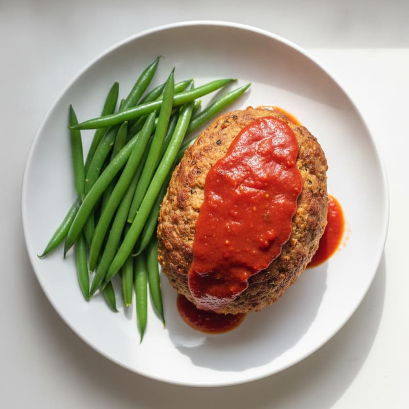 Classic Turkey Meatloaf with Tomato Glaze
