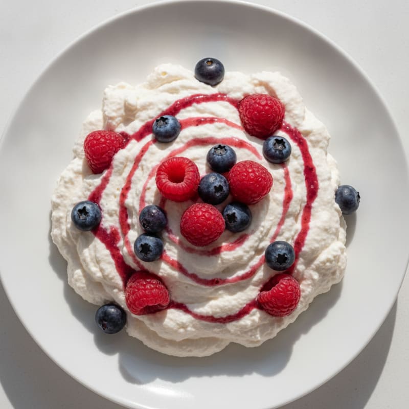 Creamy Greek Yogurt Protein Mousse with Berries