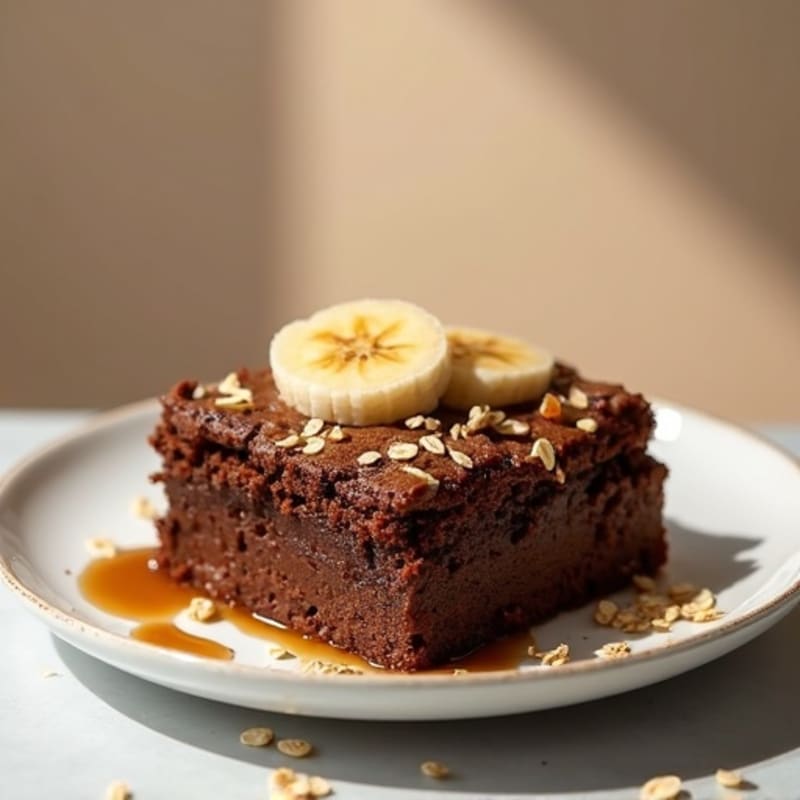 Chocolate Protein Brownie Oatmeal Bake