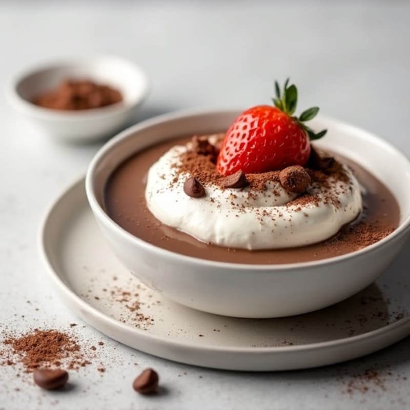 Greek Yogurt Chocolate Protein Pudding