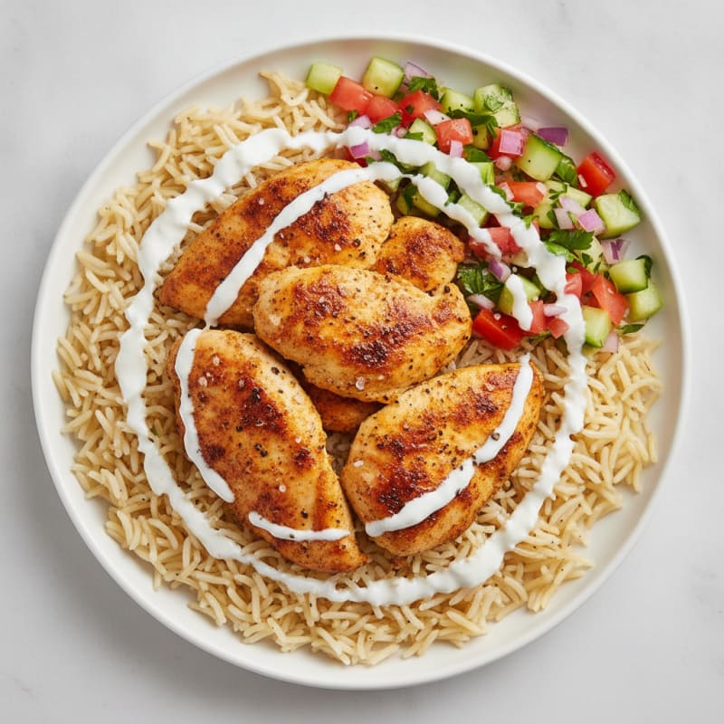 Chicken Shawarma Rice Bowl