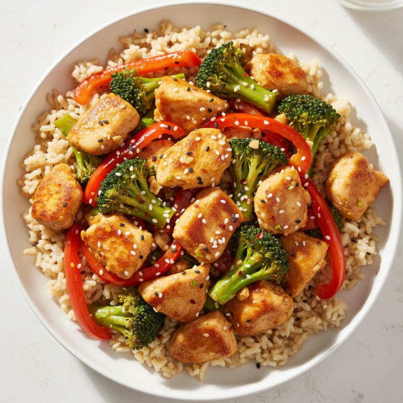 Clean General Tso's Chicken Stir-Fry