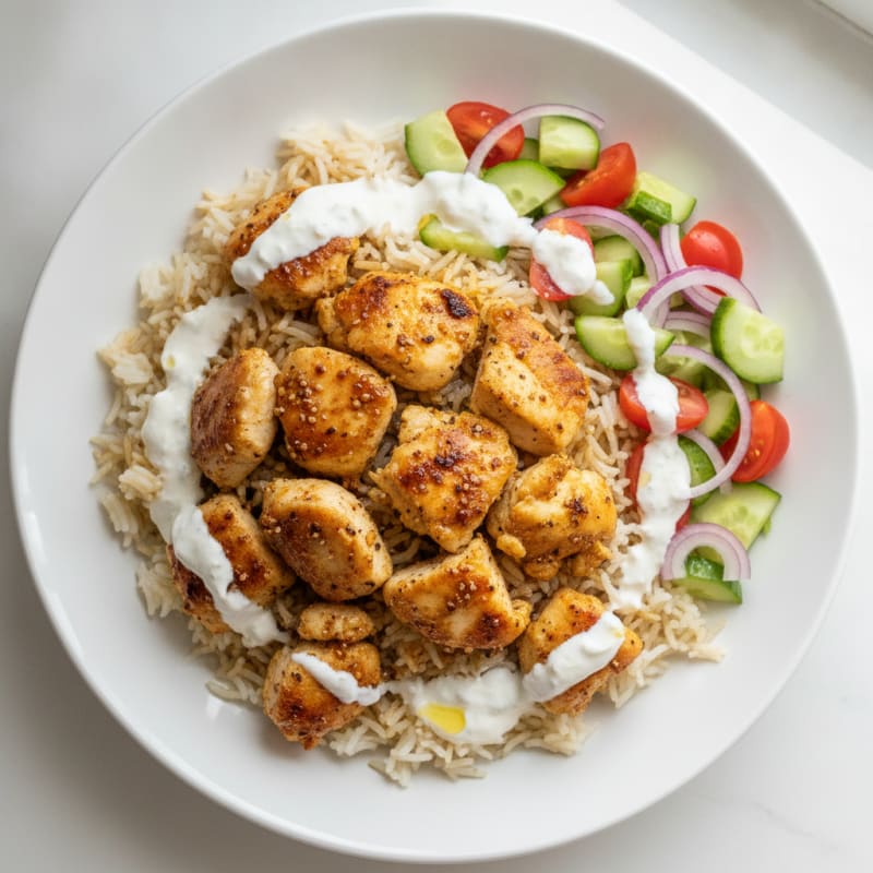 Chicken Shawarma Rice Bowl