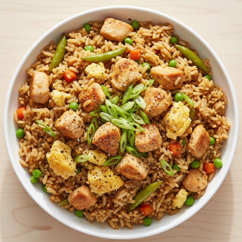 Clean Chicken and Egg Fried Rice
