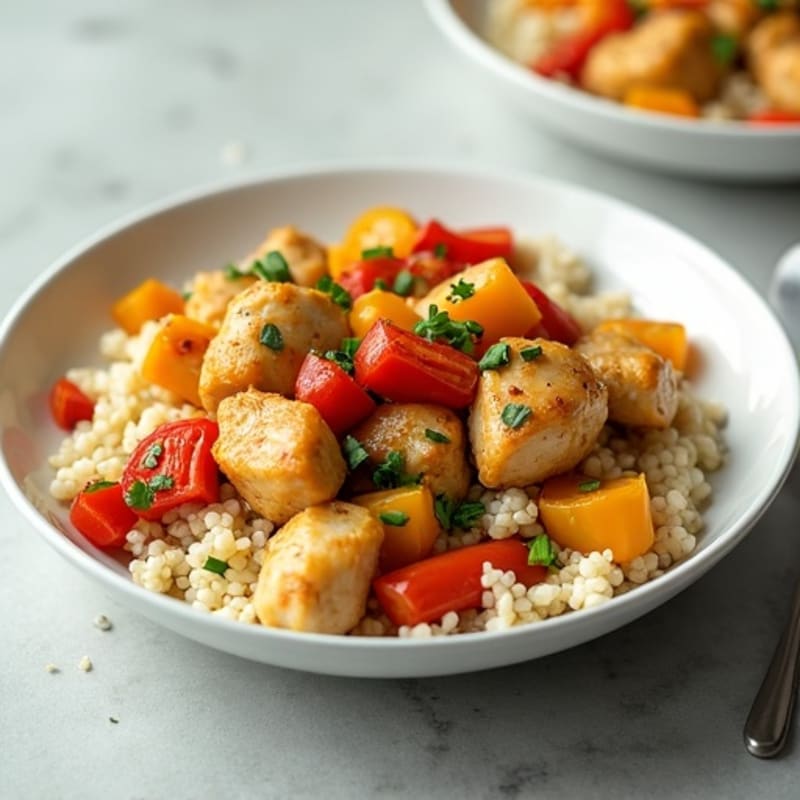 Cauliflower Rice Chicken Stir-Fry