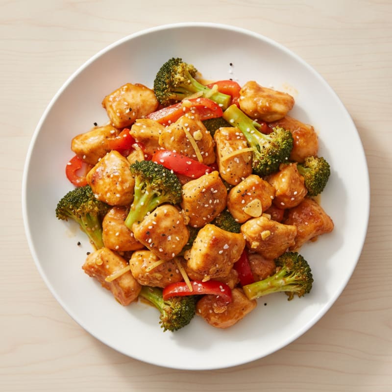 Orange Glazed Chicken Stir-Fry
