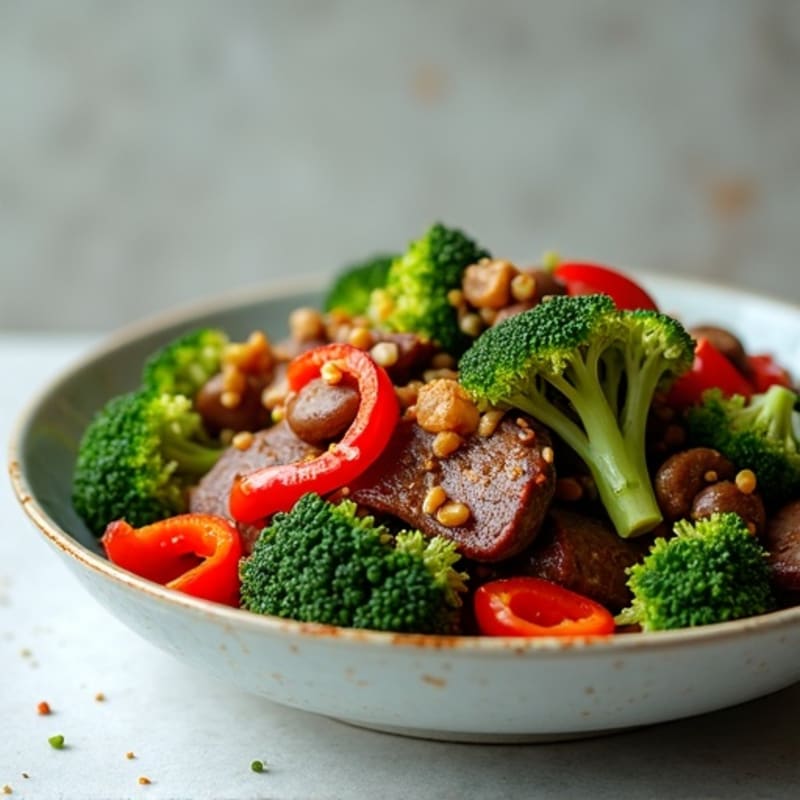 Lean Beef and Crispy Broccoli Stir-Fry