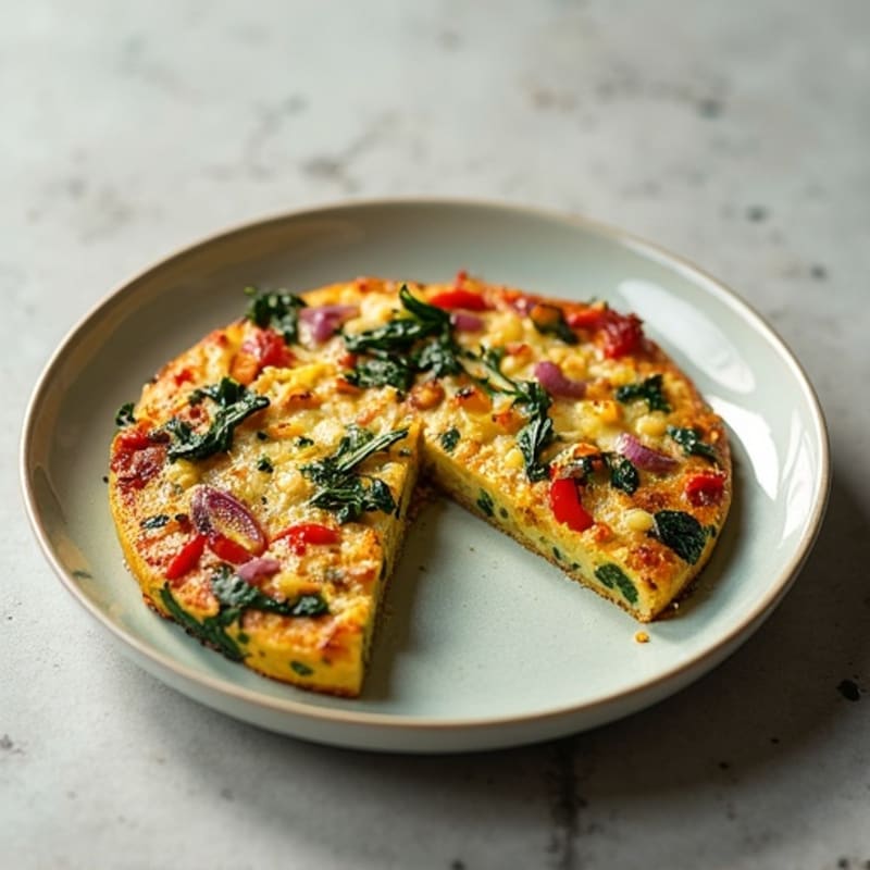 Herb-Roasted Vegetable and Goat Cheese Frittata