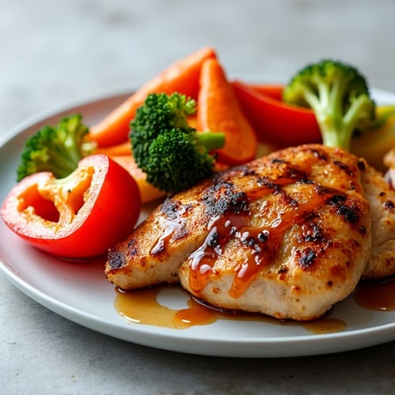 Sheet Pan Teriyaki Chicken and Roasted Vegetables