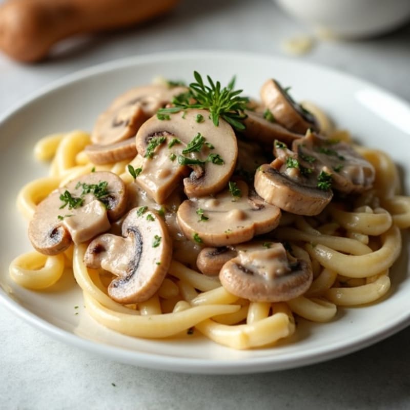 Creamy Lean Beef Stroganoff with Tender Mushrooms