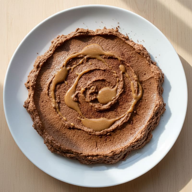 Creamy Cottage Cheese Protein Pudding with Cocoa and Almond Butter