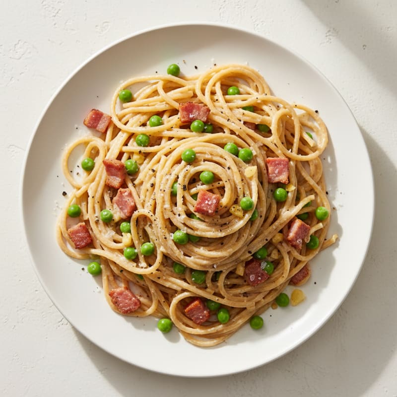 Creamy Pancetta Carbonara with Silky Egg Sauce