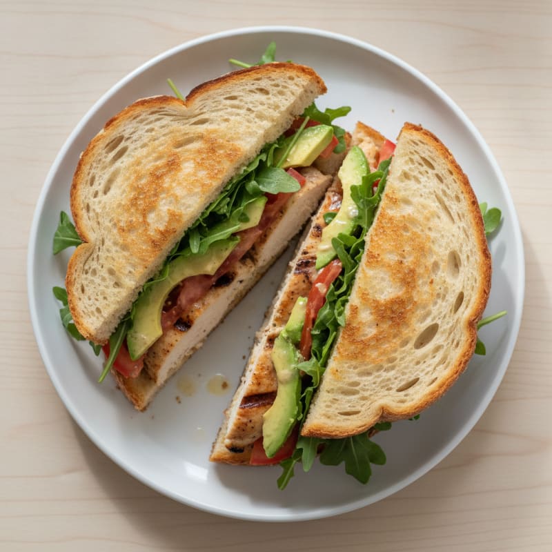 Grilled Chicken and Avocado Sandwich