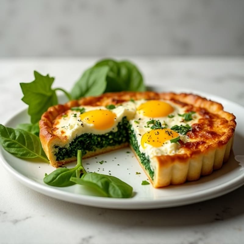 Crispy Spinach Feta Phyllo Pie